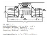 Warn Zeon Platinum 10K-S Winch with Synthetic Rope - 12V image 2