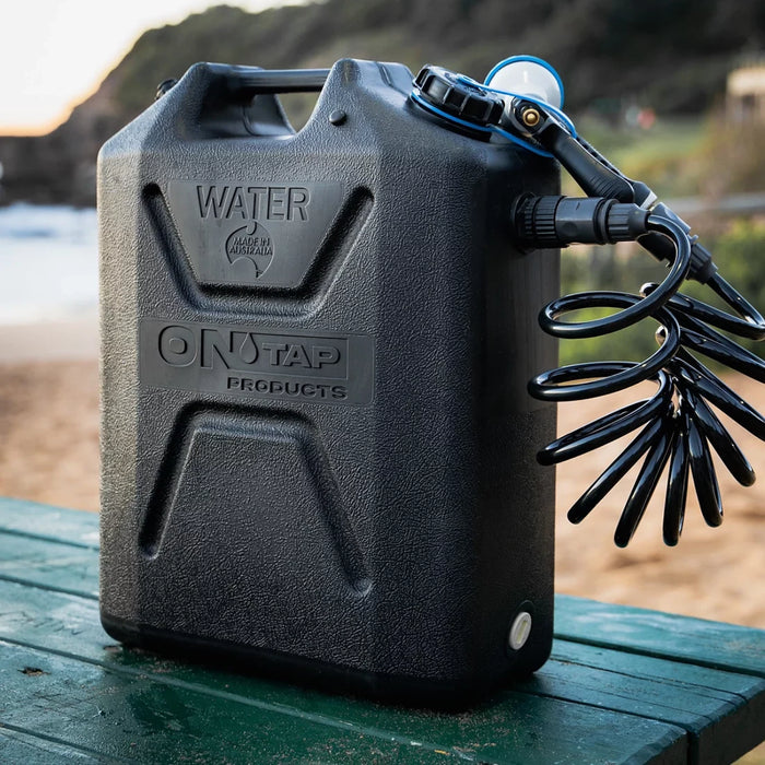ONTAP Portable 12V Camping Shower - Black image 0