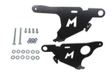TF841RB - Black alloy steering guard with recovery points for RHD Defenders image 1