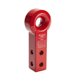 7075 Aluminium Rope Friendly Recovery Hitch Extended - Red Prismatic image 0