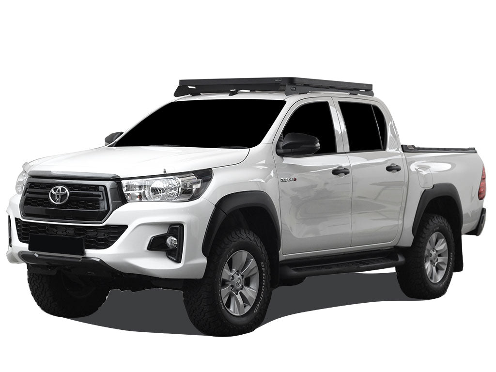 Toyota Hilux Revo DC (2016-2021) Slimline II Roof Rack Kit / Low Profile image 0