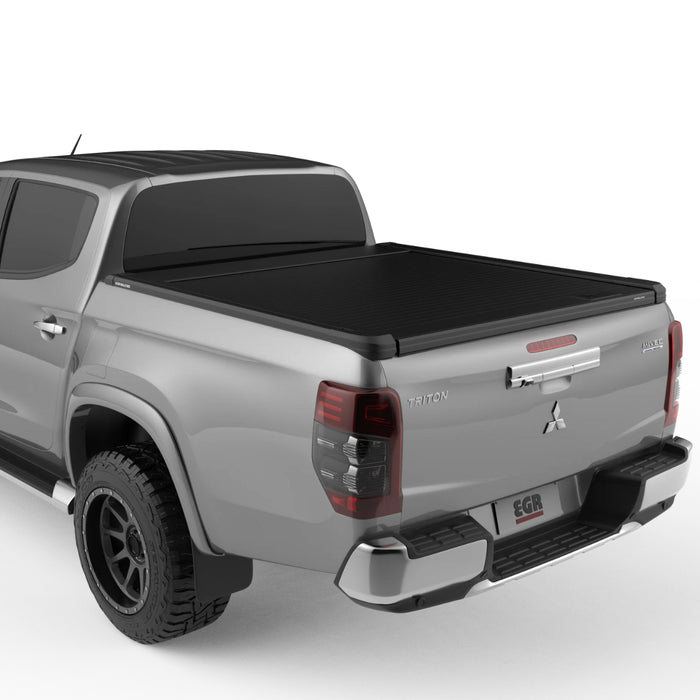 EGR RollTrac Manual Black Roller Tonneau Cover Mitsubishi L200 Mk8/9 (2015 Onwards) Double Cab - DISCON.. image 0
