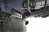 TF571WC - Pair of heavy duty rear bumper corners for Defender 110 with SWC image 2