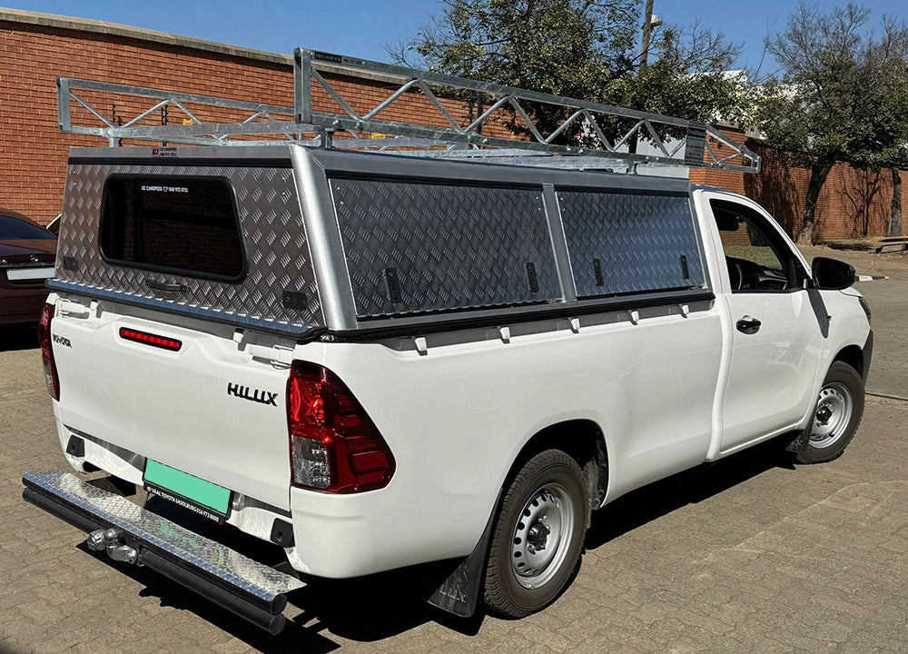 Entry Level Toyota Hilux 2010-2025 Single Cab Hardtop Canopy - GZ Aluminium Canopies