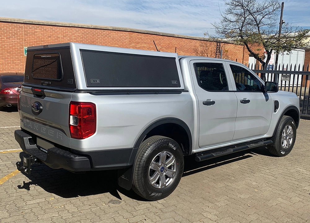 Mid Range 2023 Ford Ranger Gen 7 Double Cab Hardtop Canopy - GZ Aluminium Canopies