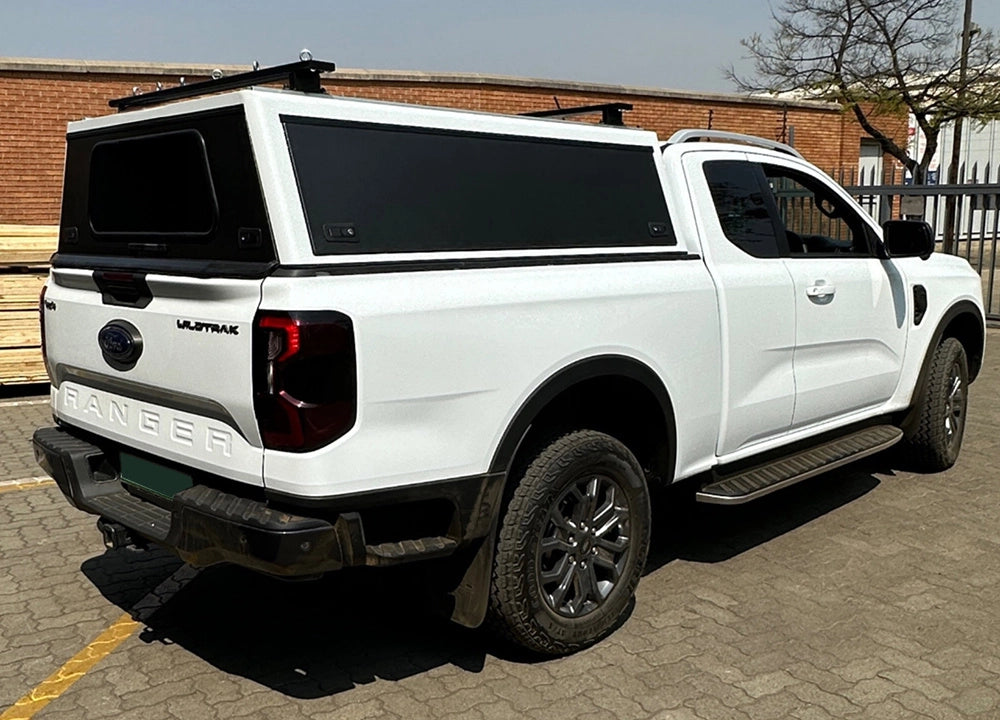 Mid Range 2023 Ford Ranger, Gen 7, Super/Extended Cab Canopy - GZ Aluminium Canopies