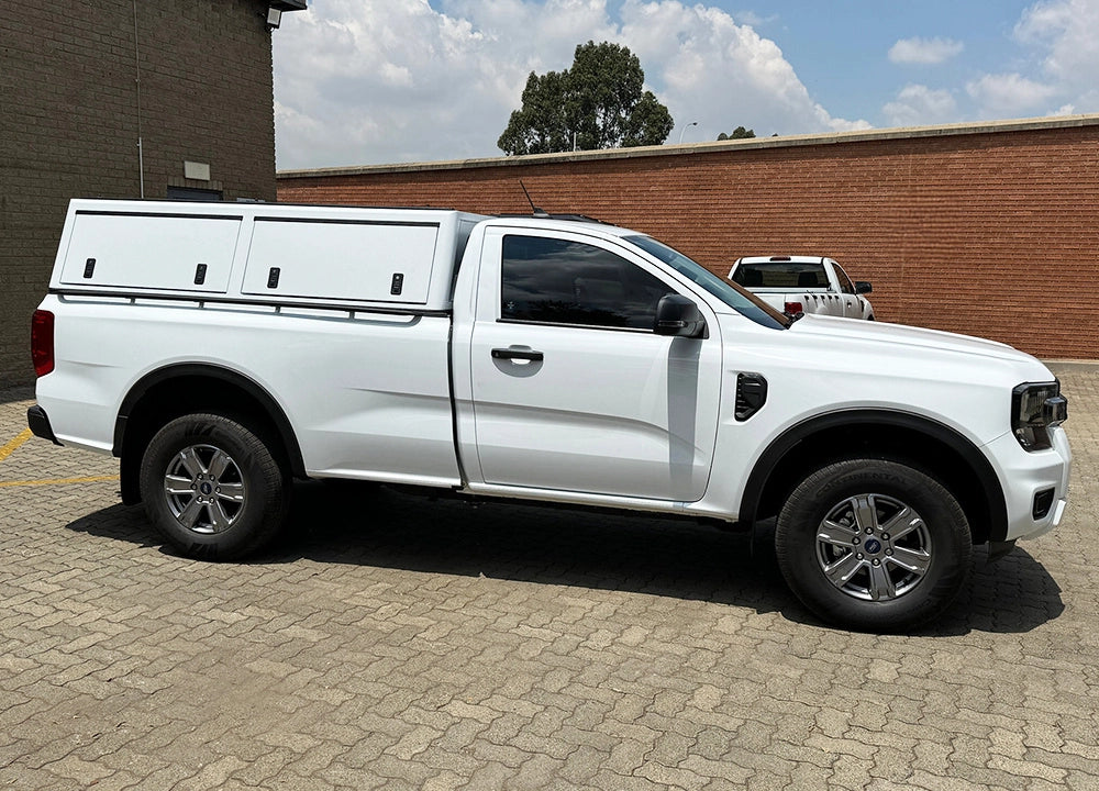 Mid Range 2023 Ford Ranger, Gen 7, Super/Extended Cab Canopy - GZ Aluminium Canopies