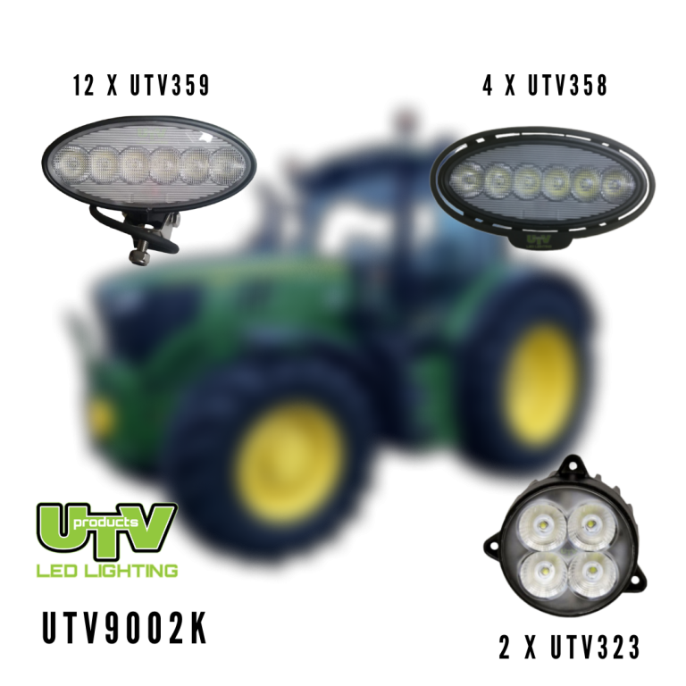 UTV John Deere R-Series Full Lighting Pack UTV9002K – Work Lights Only image 0