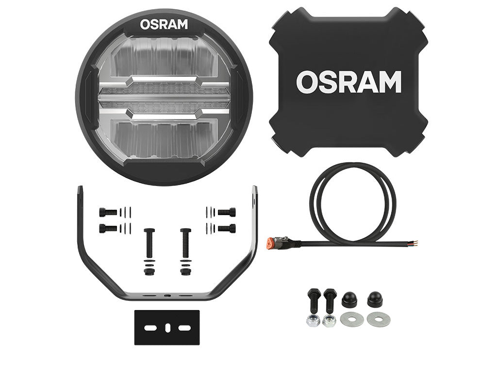10in OSRAM LED Light Round MX260-CB / Combo Beam AND Mounting Kit image 1