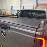 EGR RollTrac Electric Black Roller Tonneau Cover Ford Ranger Mk8 Volkswagen Amarok Mk3 (2023 Onwards) Double Cab image 2