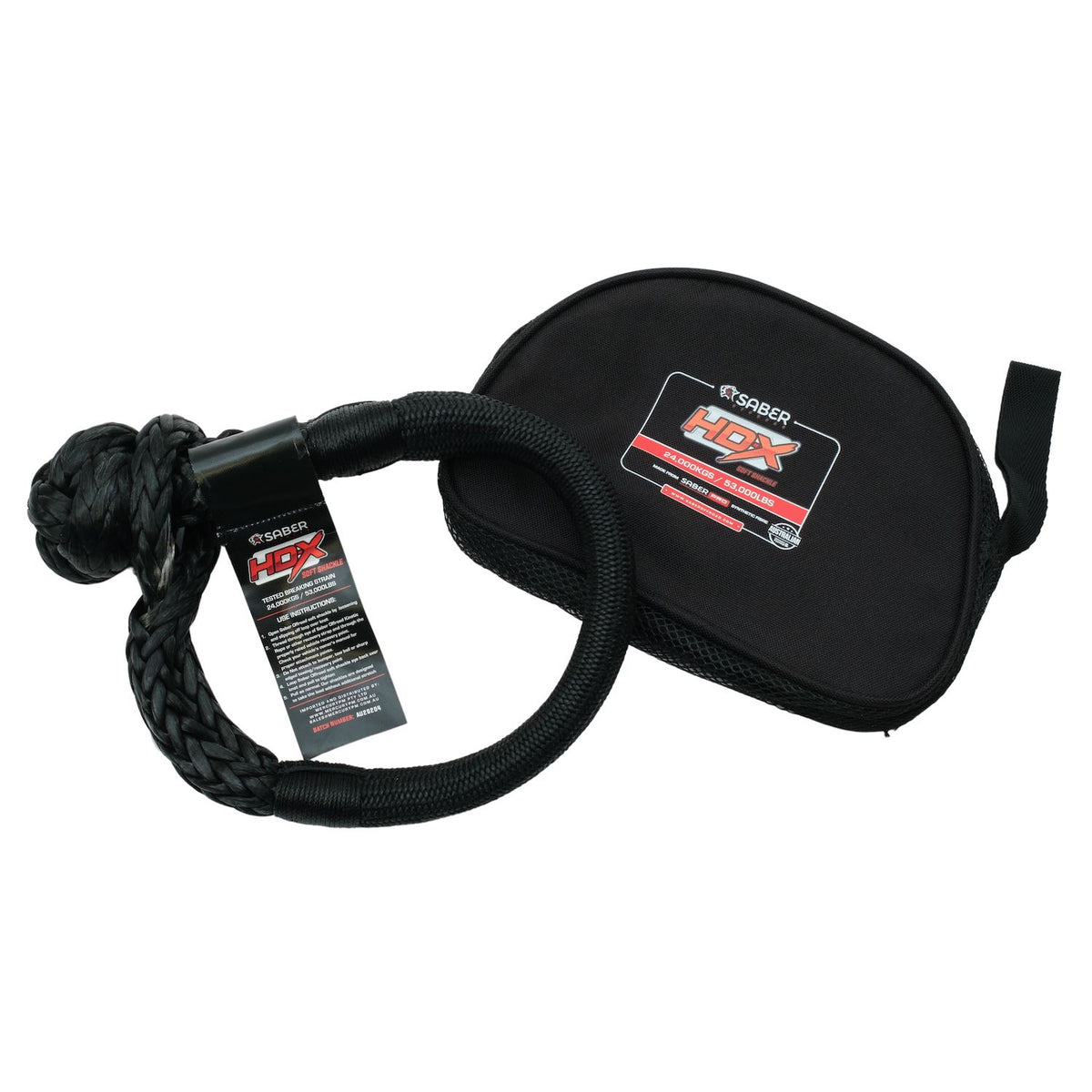 Saber 20,000KG HDX SaberPro Technora Bound Soft Shackle image 1
