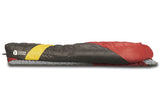 Sierra Designs Cloud 20°F (-7°C) 800-Fill DriDown Sleeping Bag - Regular - Red/Yellow/Peat