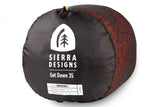 Sierra Designs Get Down 35°F (-3°C) 550-Fill DriDown Sleeping Bag - Long - Red