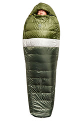 Sierra Designs Get Down 20°F (-7°C) 550-Fill DriDown Sleeping Bag - Regular - Green/White