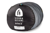 Sierra Designs Women's Get Down 20°F (-7°C) 550-Fill DriDown Sleeping Bag - Regular - Light Blue/Blue