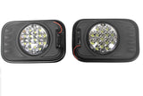 TF700 - Pair of Defender wing mirrors incorporating LED hedge lights image 1