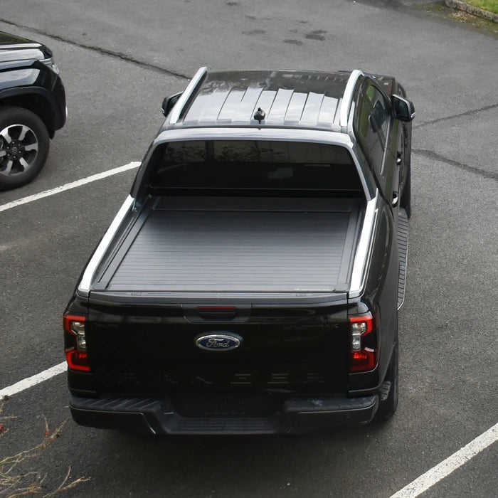 Mountain Top EVOm Black Roller Tonneau Cover Ford Ranger Mk8 & Volkswagen Amarok Mk3 (2023 Onwards) Double Cab image 2