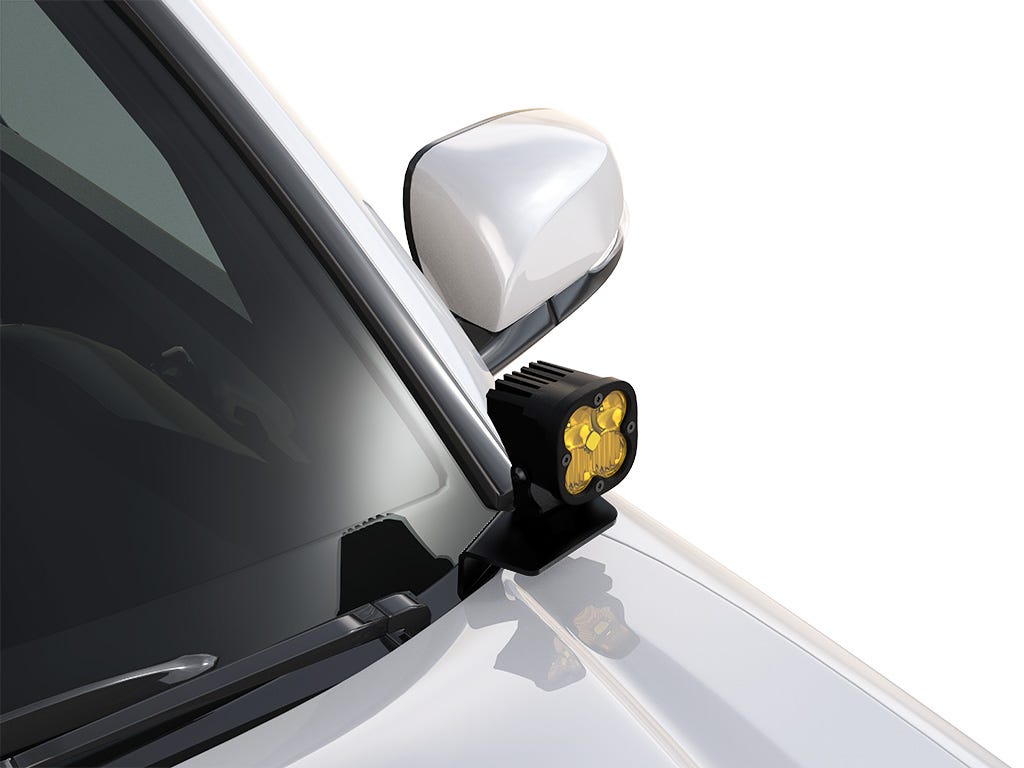 Toyota Tacoma 3rd Gen Ditch Mount A-Pillar Light Brackets image 1
