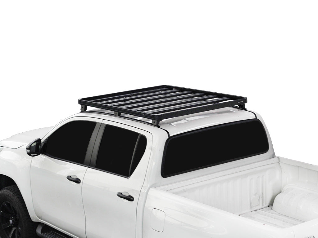 Toyota Hilux Revo DC (2016-Current) Track AND Feet Slimline II Roof Rack Kit image 1