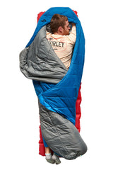 Sierra Designs Night Cap 20°F (-7°C) Synthetic Sleeping Bag - Long - Moroccan Blue