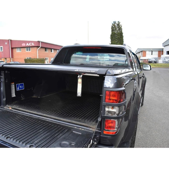 Mountain Top EVOm Tonneau Cover Roller Shutter (Black) Ford Ranger Wildtrak Mk5-7 (2012-2022) Double Cab image 1