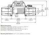 Warn Zeon 8-S CE Winch with Synthetic Rope - 12V image 1