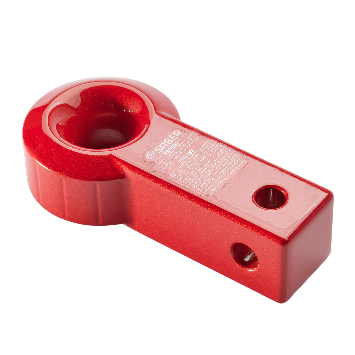 Saber 7075 Alloy Recovery Hitch – Prismatic Red image 2