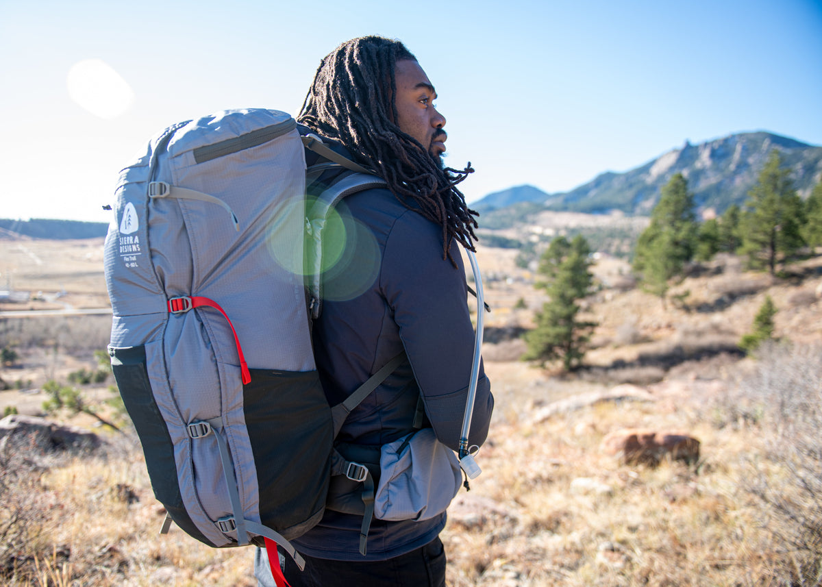 Sierra Designs Flex Trail 40L-60L Rucksack - Wild Dove/Peat