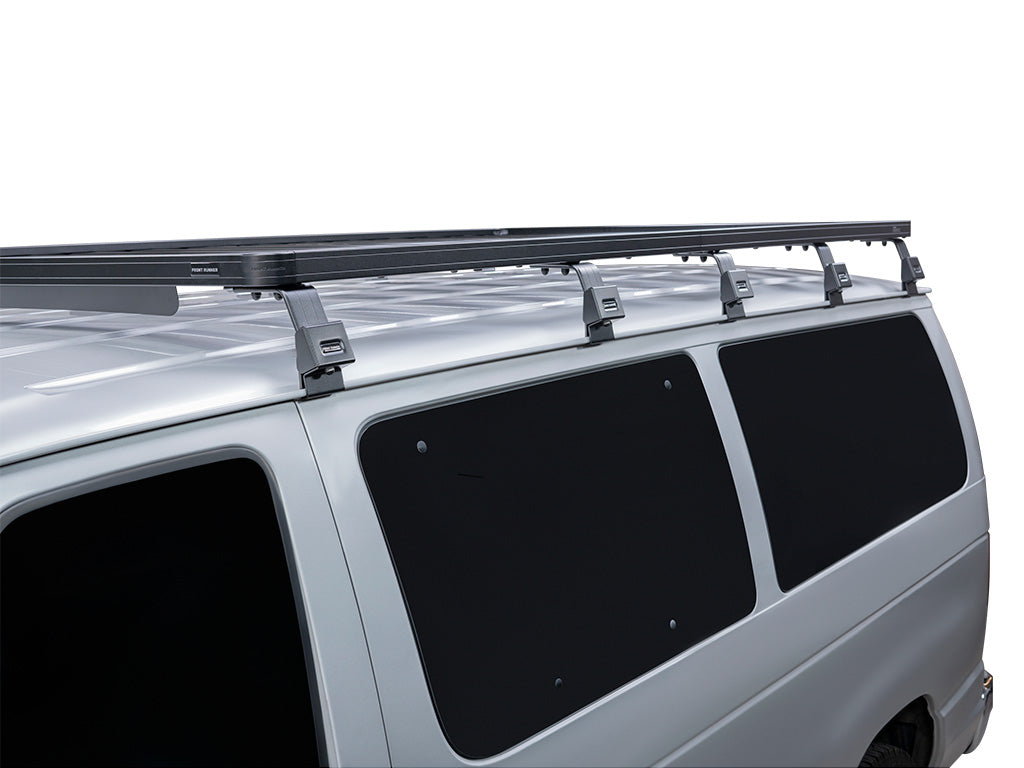 Ford E150/E250/E350 Regular Cab (1992-2014) Slimline II Roof Rack Kit image 1