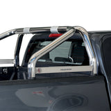 Roll Bar SINGLE 76mm Stainless Steel for Toyota Hilux Mk8 (16 on) image 0
