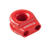 6061 Aluminium Spliced Winch Thimble UPDATED DESIGN - Cerakote Red image 1
