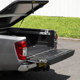 Mountain Top Style Chequered Aluminium Lift-Up Tonneau Cover Toyota Hilux Mk8-9 (2016 Onwards) Double Cab image 2