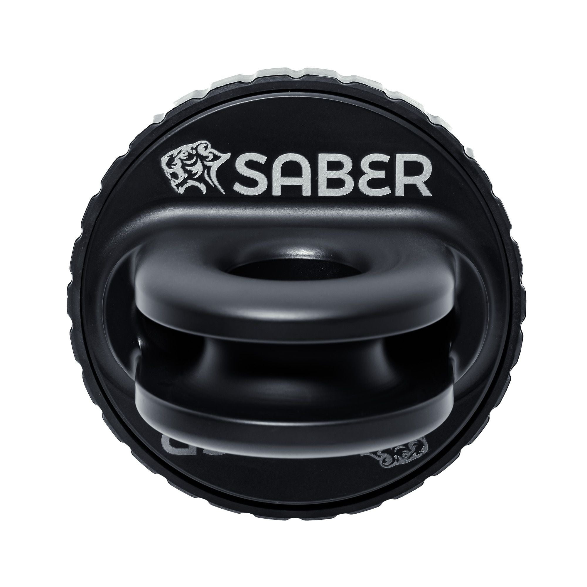 6061 Aluminium Spliced Winch Thimble PRO - Cerakote Black image 1