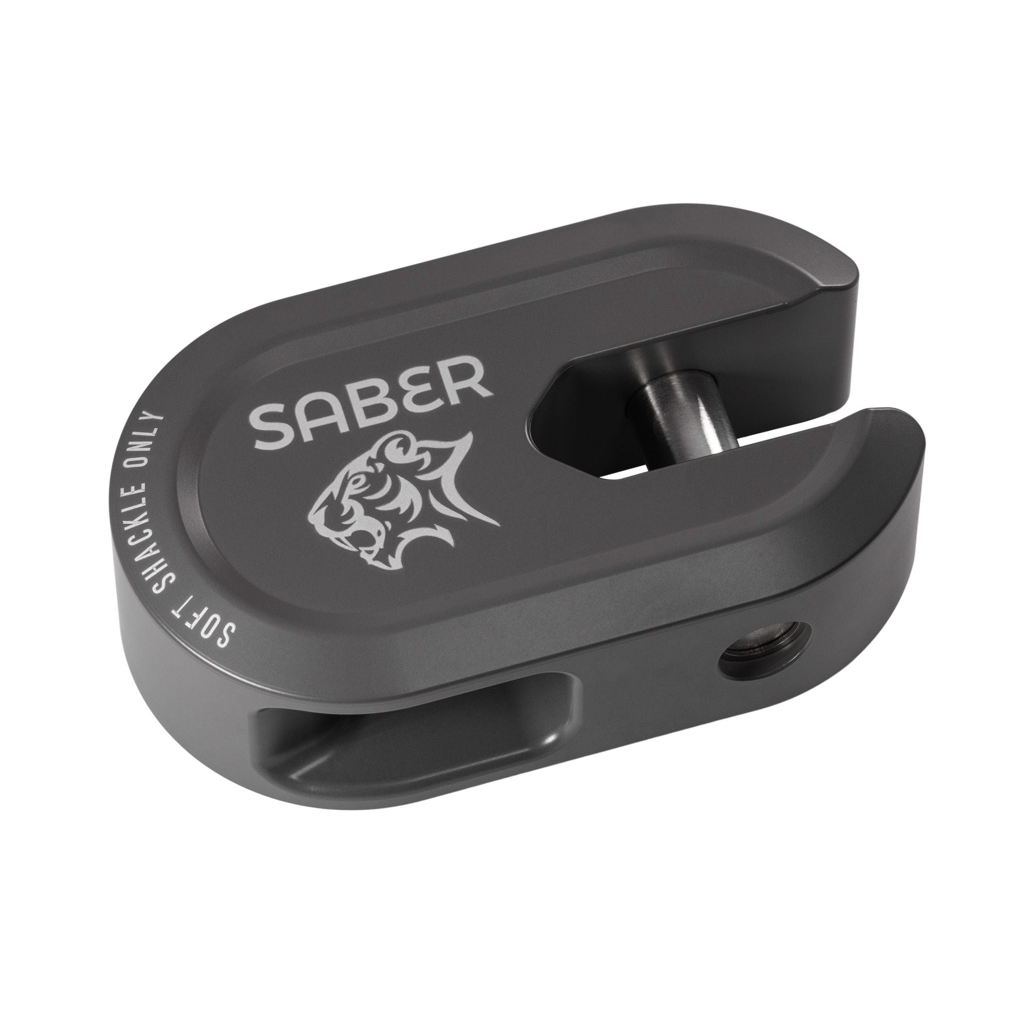 Saber 7075 Alloy Winch Shackle Short - Cerakote Grey image 0