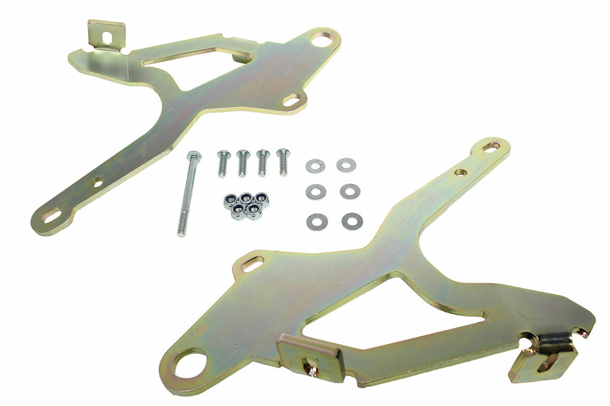TF858 - Steel steering guard with recovery points for Discovery 1 & Range Rover Classic image 1