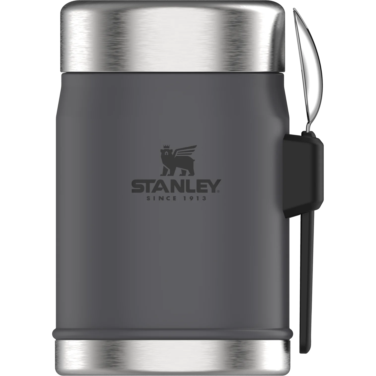 Stanley Classic Legendary Food Jar + Spork | 0.4L - Charcoal image 0