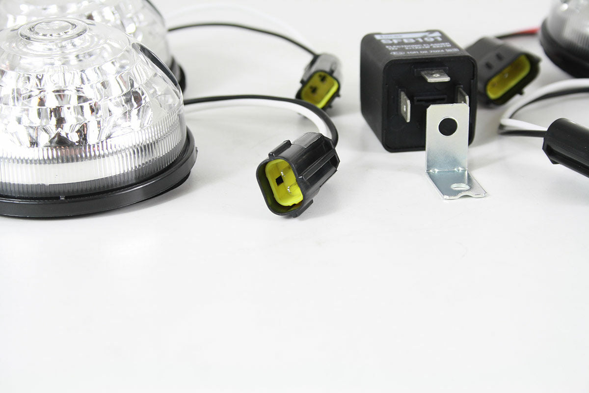 GL1191 - CLEAR LENS LED LIGHT KIT FOR DEFENDER 90/110 AND SERIES 3 image 2