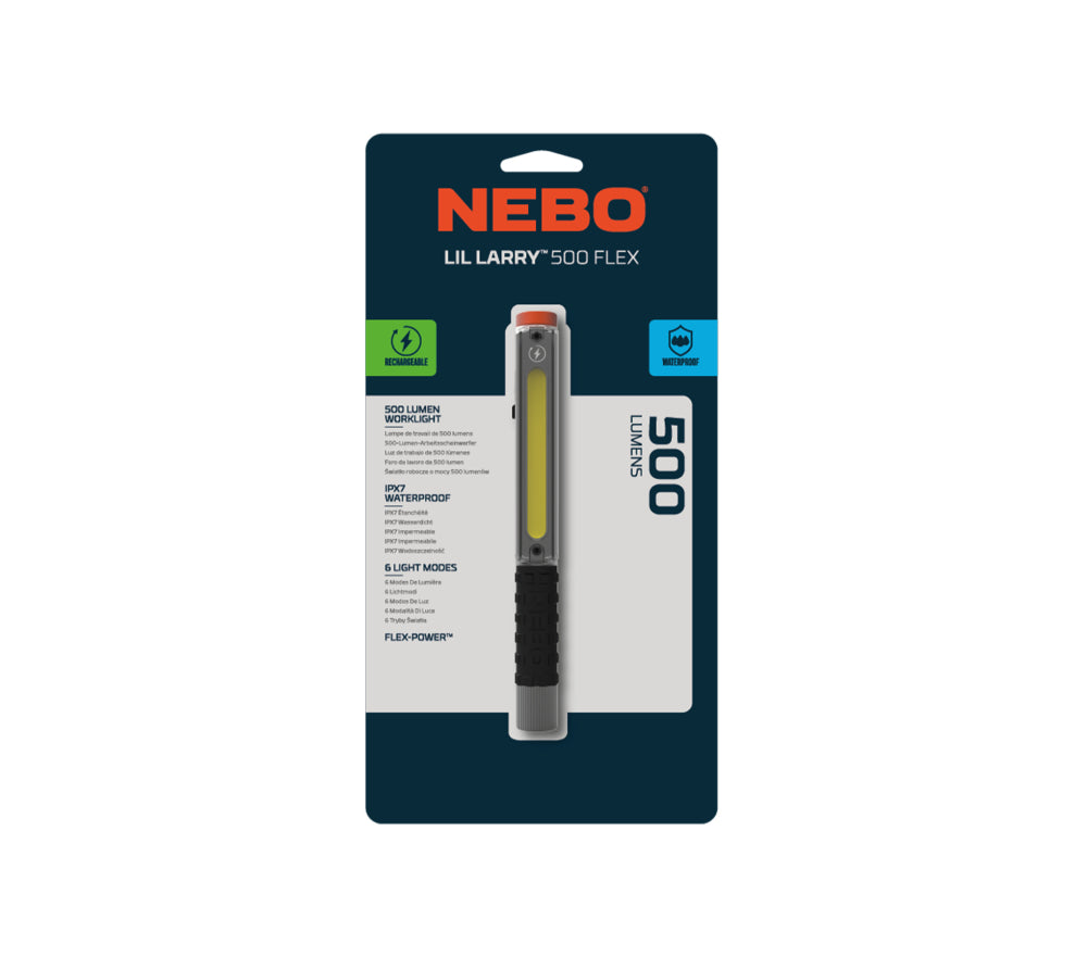 Nebo Lil Larry 500 Flex Work Light - Natralock