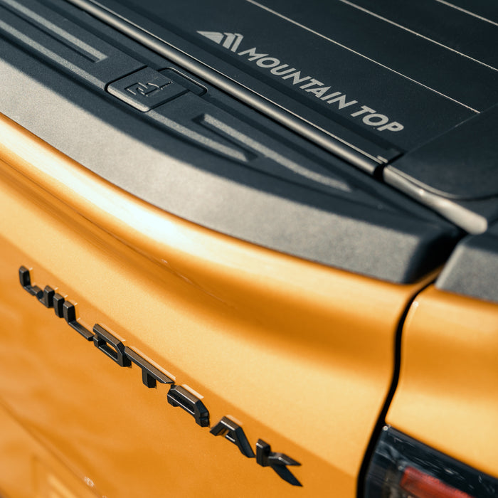 Mountain Top EVOe Electric Black Roller Tonneau Cover Ford Ranger Mk8 & Volkswagen Amarok Mk3 (2023 Onwards) Double Cab image 2