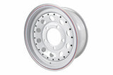 GRW004 - 7x16 ET08 white modular steel wheel for DEF/D1/RRC image 0