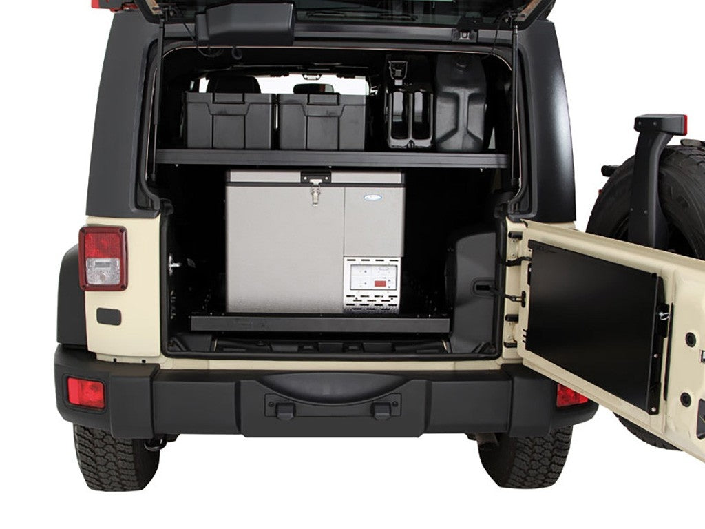 Jeep Wrangler JKU 4-Door Cargo Storage Interior Rack image 3