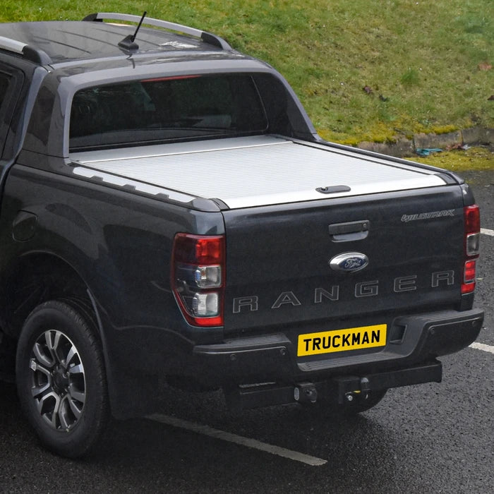 Mountain Top Roller Silver Tonneau Cover Ford Ranger Wildtrak Mk5-7 (2012-2022) Double Cab image 0