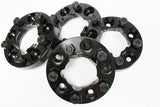 TF301B - 30mm black alloy wheel spacer set for DEF/D1/RRC image 0