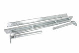 TF801GAL - Galvanised rock sliders with tree bars for Defender 90 image 0