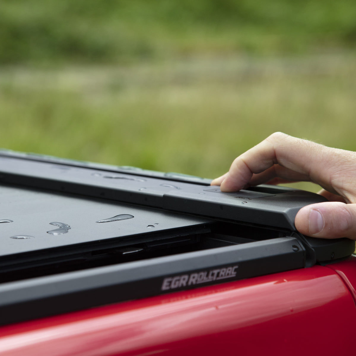 EGR RollTrac Electric Black Roller Tonneau Cover Ford Ranger Limited/XLT Mk5-7 (2012-2022) Double Cab image 1