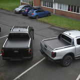 Mountain Top EVOm Black Roller Tonneau Cover Ford Ranger Mk8 & Volkswagen Amarok Mk3 (2023 Onwards) Double Cab image 1