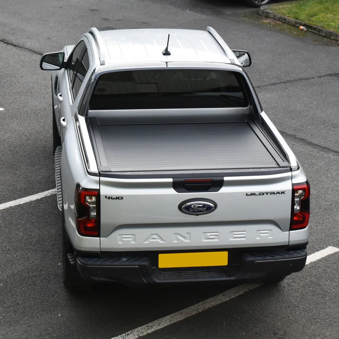 Mountain Top EVOm Black Roller Tonneau Cover Ford Ranger Mk8 & Volkswagen Amarok Mk3 (2023 Onwards) Double Cab image 4