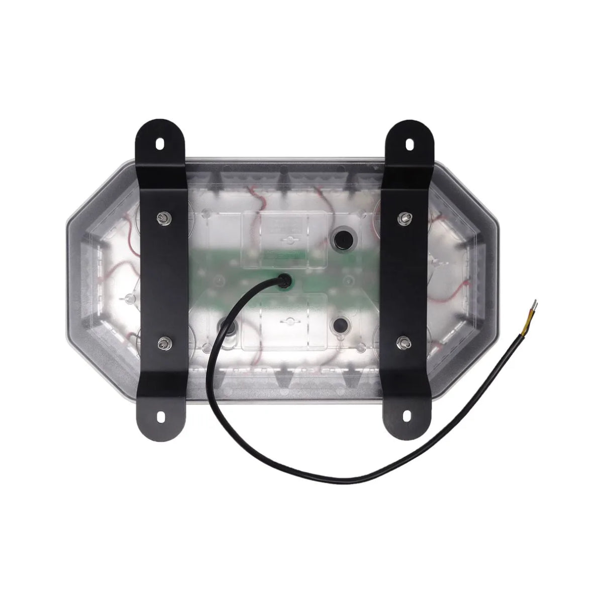 DBG Raider 381mm LED Amber Beacon / Clear Lens R65 image 3