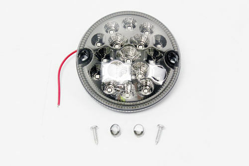 AMR6526LEDSM - 95mm smoked LED stop tail light for Defenders image 0