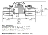 Warn Zeon 10 CE Winch with Wire Rope - 12V image 1